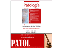 Tablet Screenshot of patologia.es