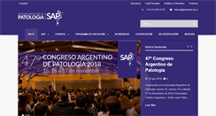 Desktop Screenshot of patologia.org.ar